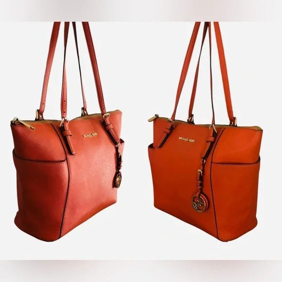 MICHAEL Michael Kors Orange Tote Bag - Picture 7 of 16